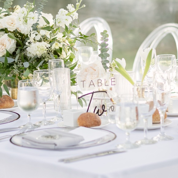 Wedding Handmade Elegant Acrylic Black Table Numbers - Picture 3 of 11